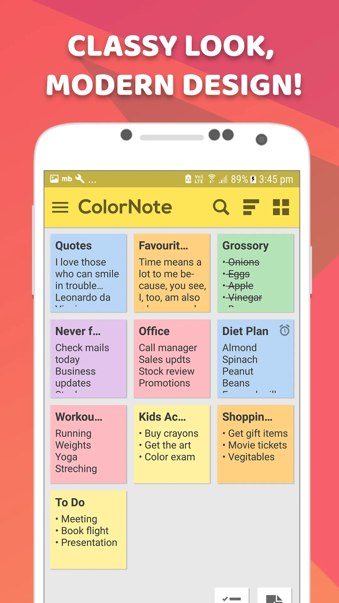 Color Notes | Indus Appstore | Screenshot