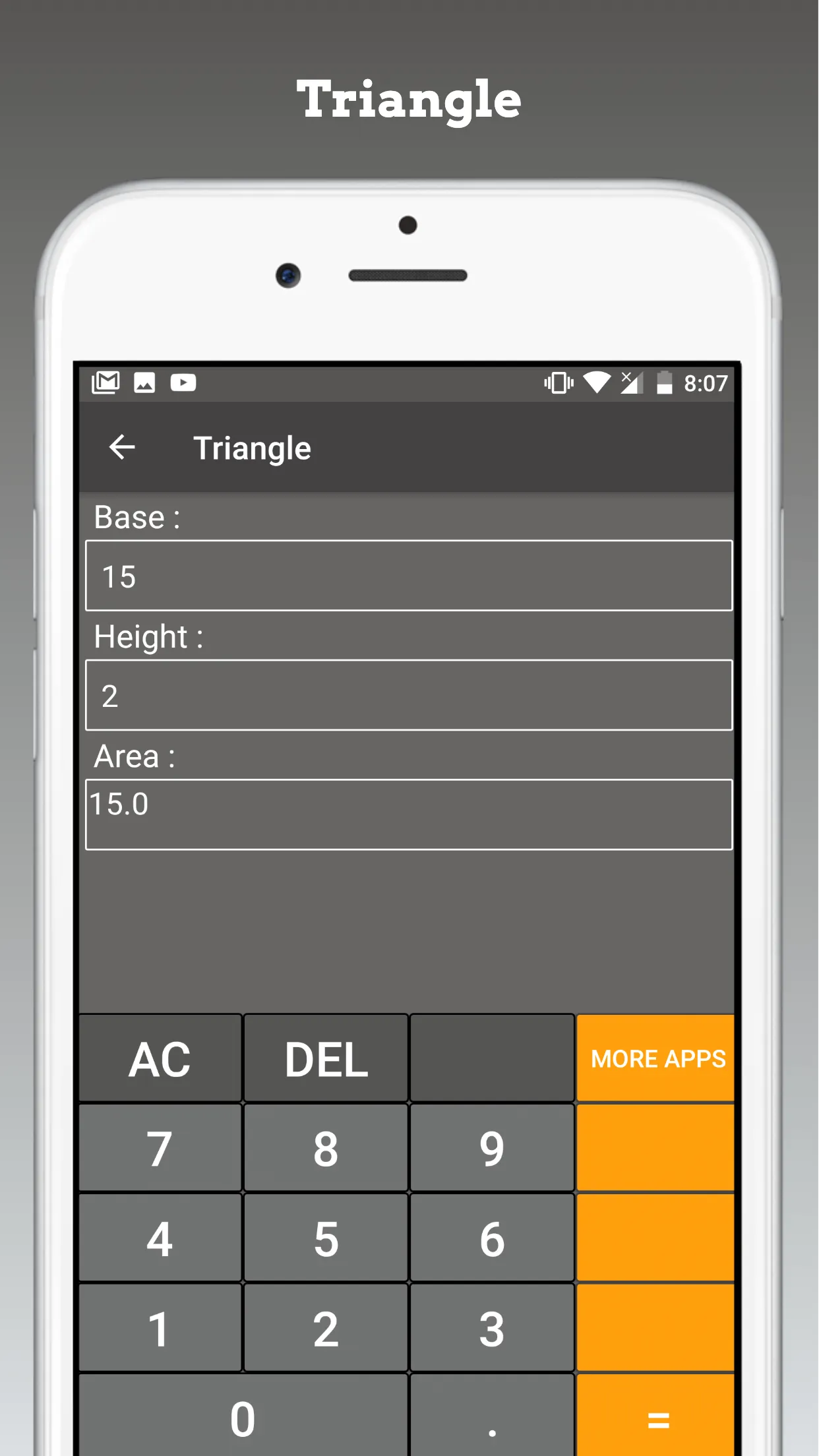 Area and Volume Calculator | Indus Appstore | Screenshot