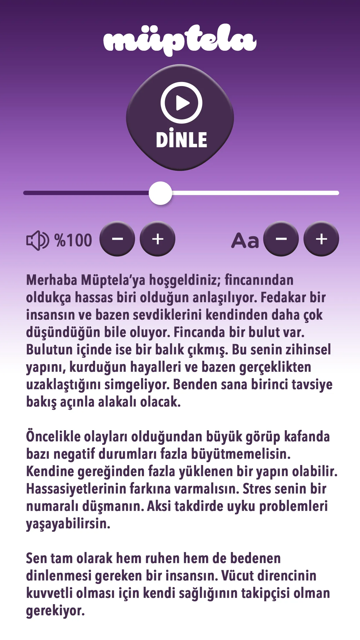 Müptela - Sesli Kahve Falı | Indus Appstore | Screenshot