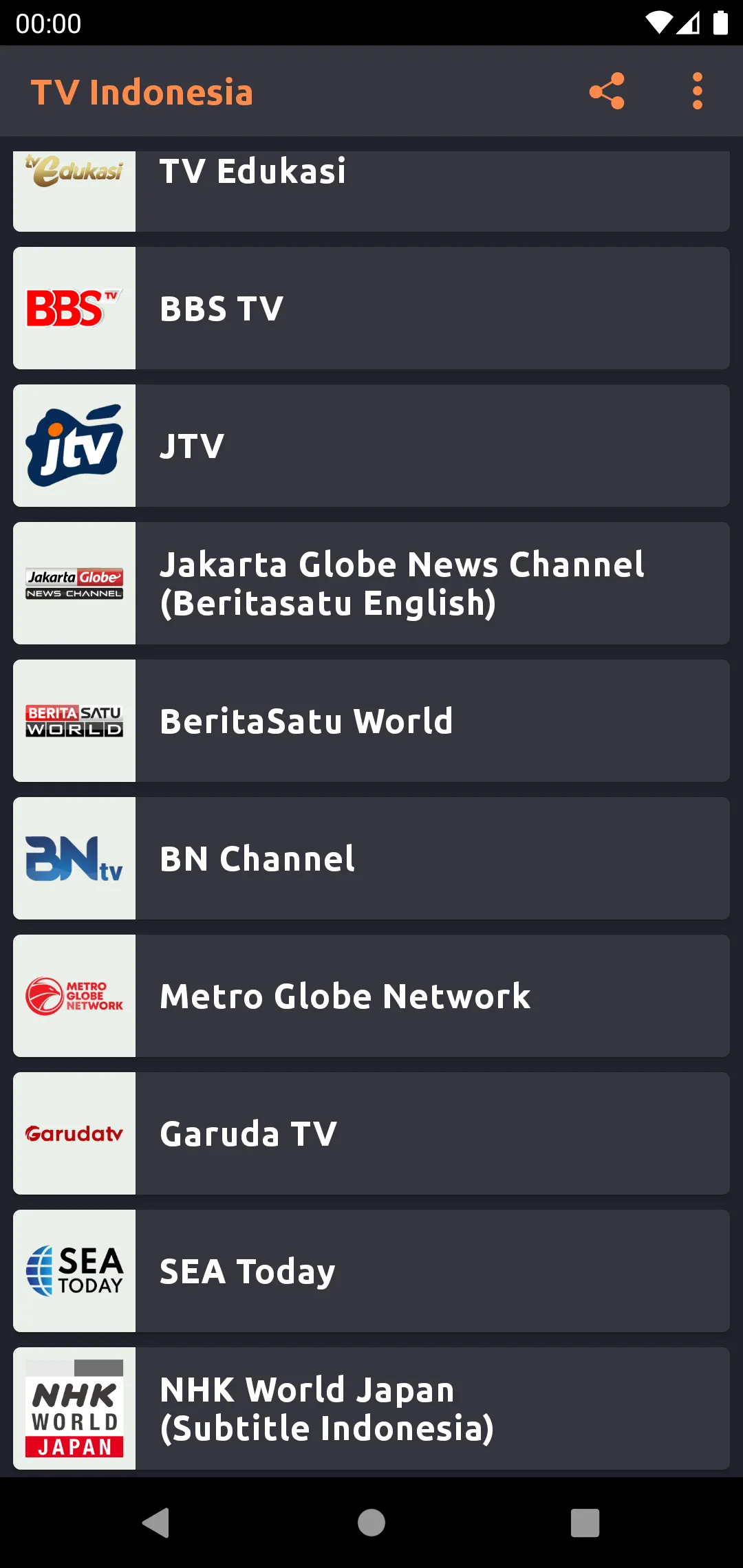 TV Indonesia Live Streaming | Indus Appstore | Screenshot