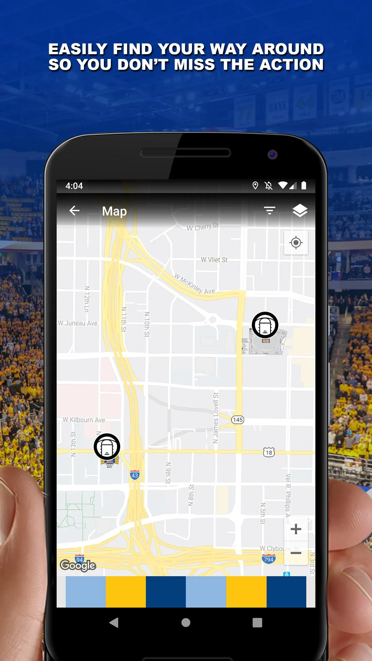 Marquette Gameday | Indus Appstore | Screenshot