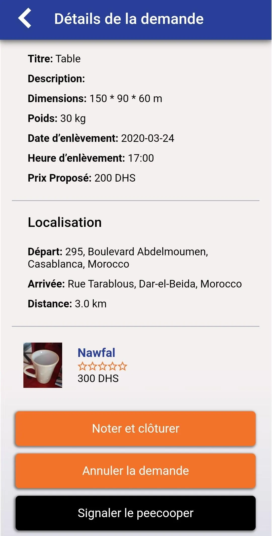 PeeCoop - Livraison colis, mar | Indus Appstore | Screenshot