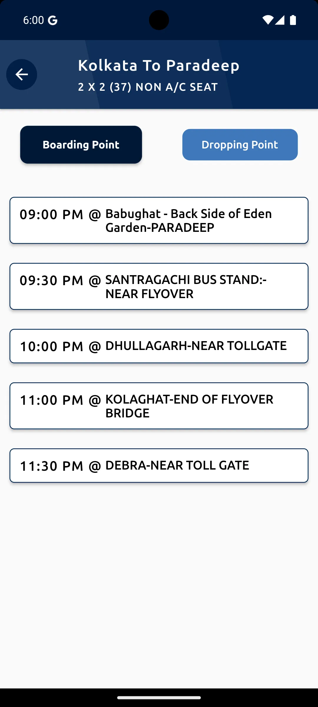 Dolphin Bus Service | Indus Appstore | Screenshot