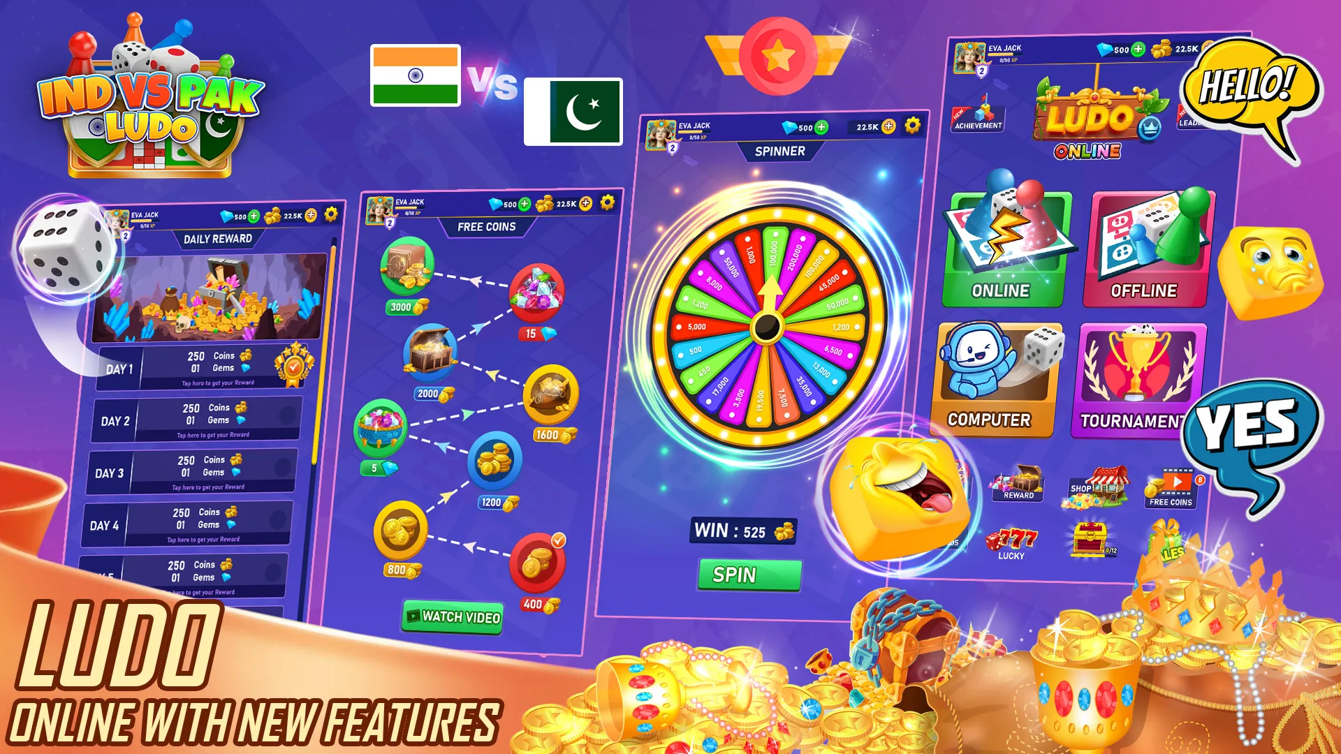 India vs Pakistan Ludo Online | Indus Appstore | Screenshot