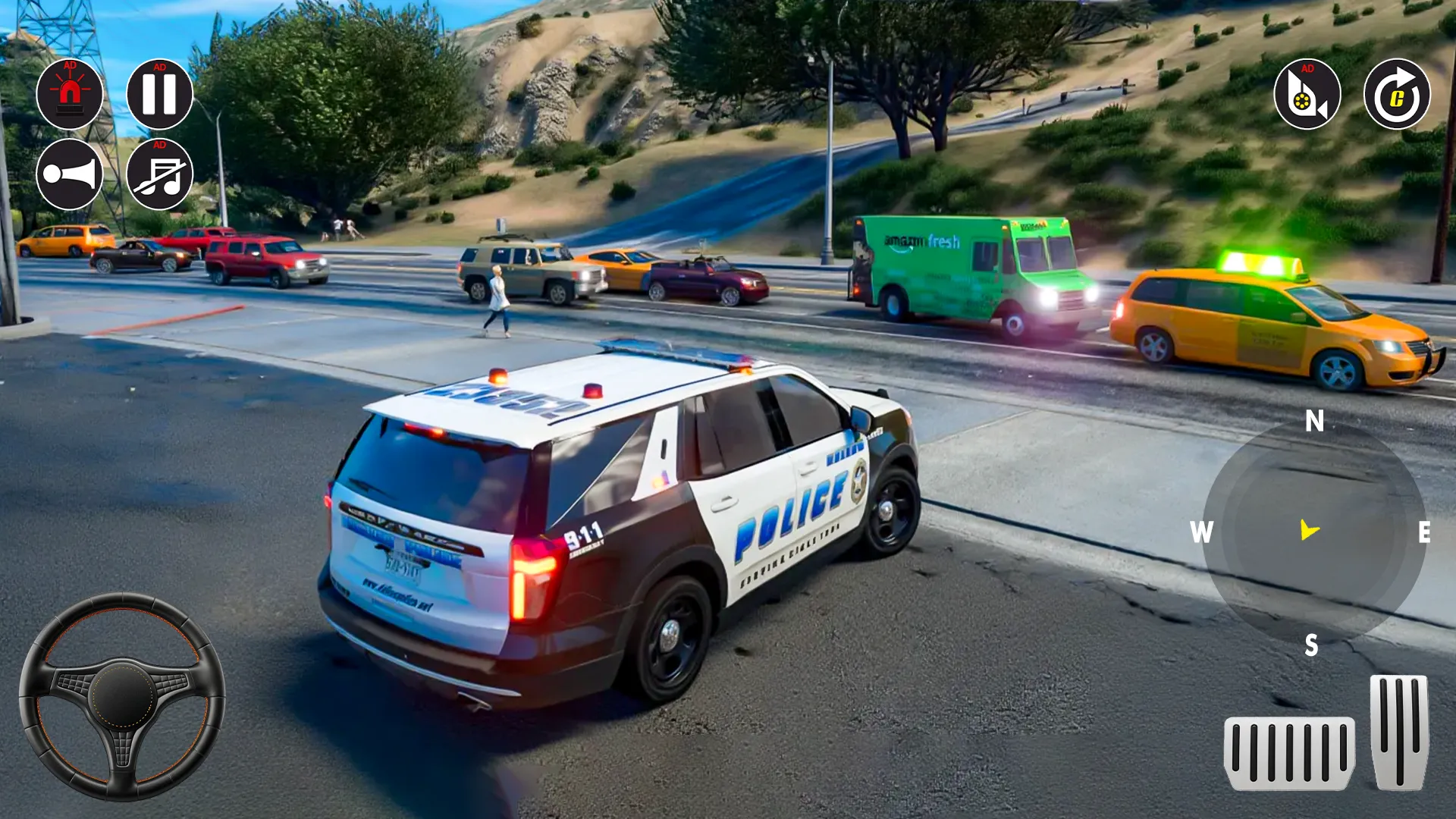 Police Chase Car Game Offline | Indus Appstore | Screenshot