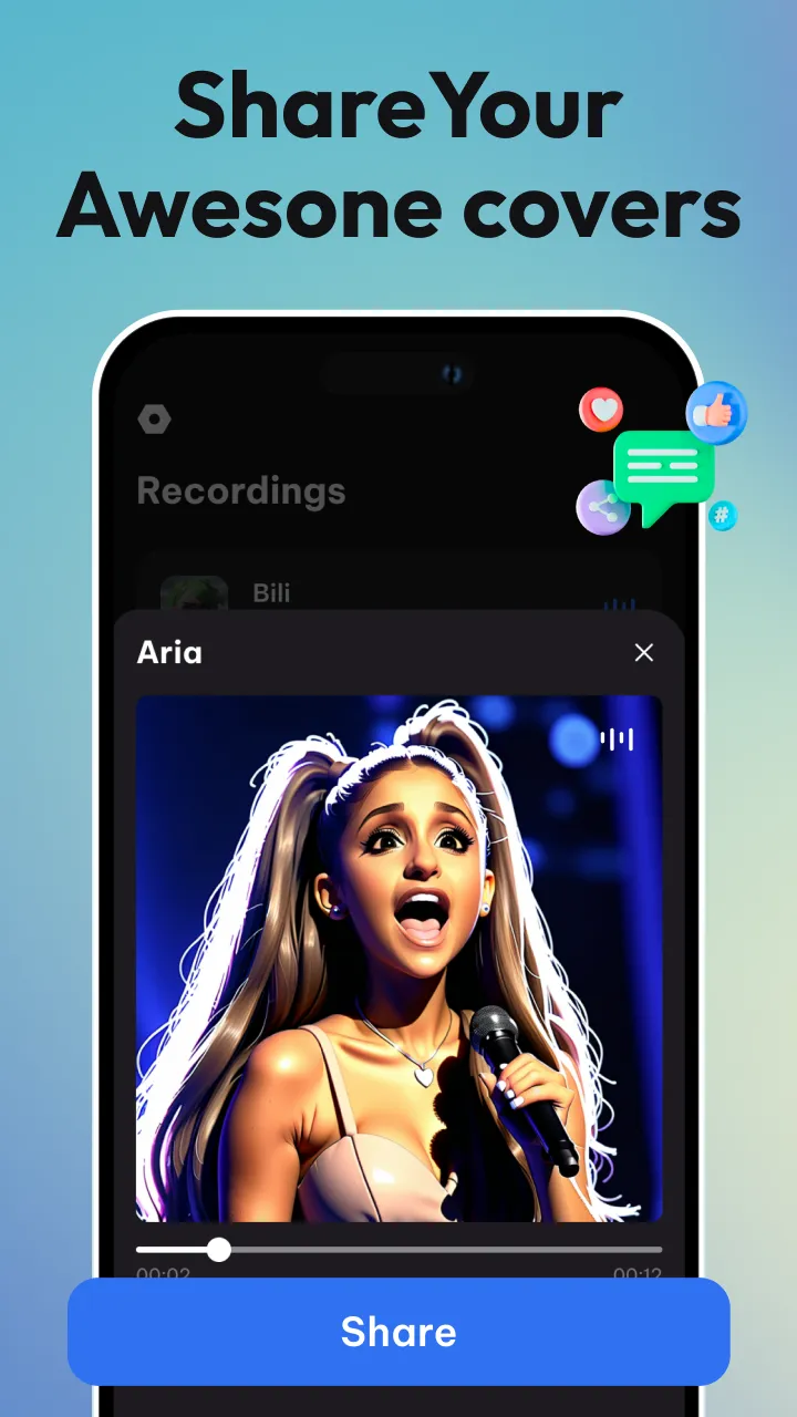 AI Voice Changer & Song Cover | Indus Appstore | Screenshot