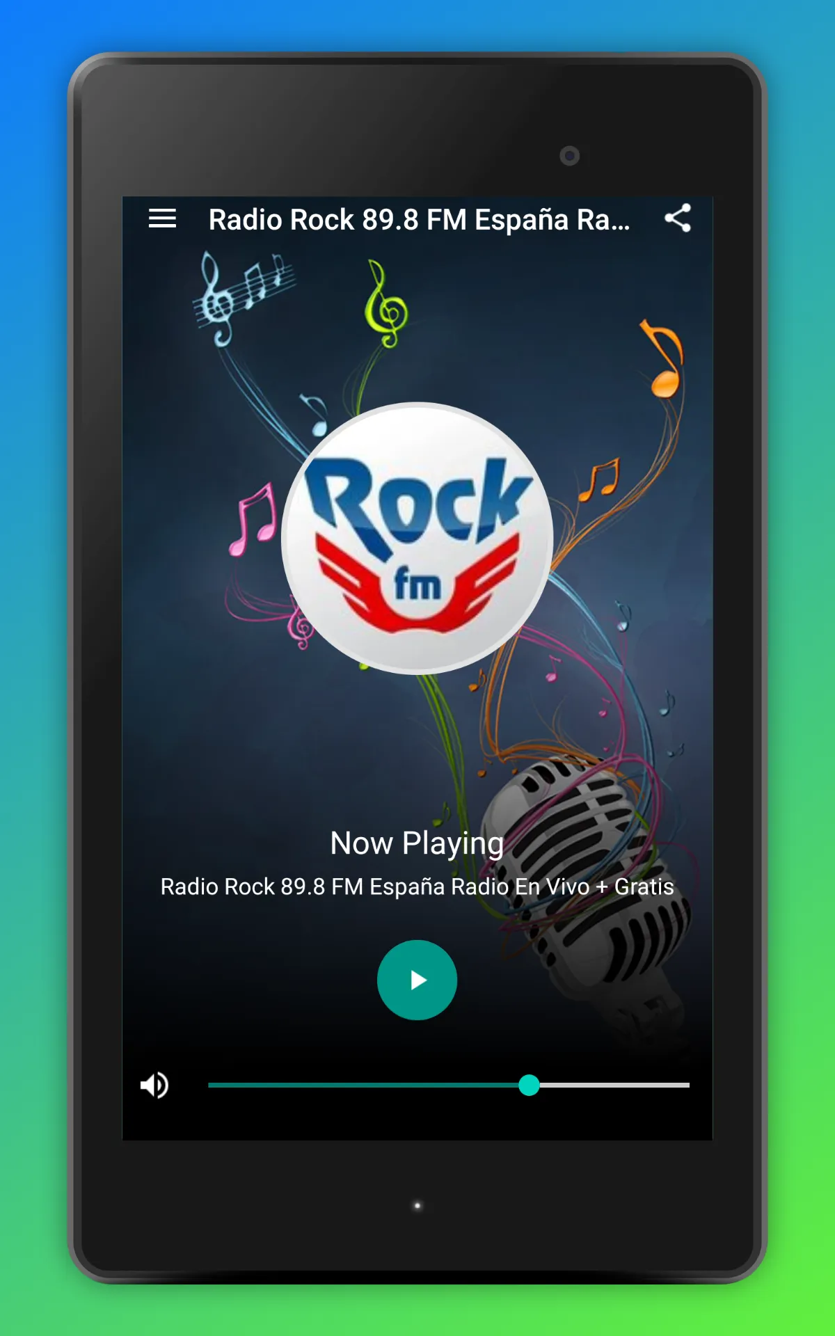 Radio Rock FM España App | Indus Appstore | Screenshot