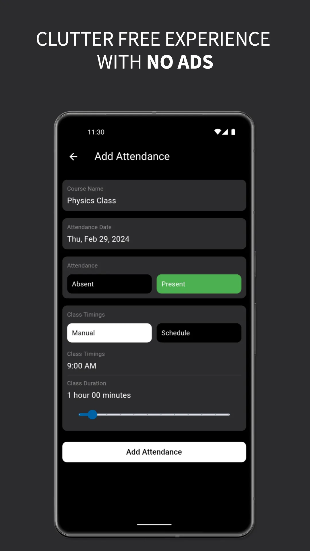 Attendy Pro:Attendance Tracker | Indus Appstore | Screenshot