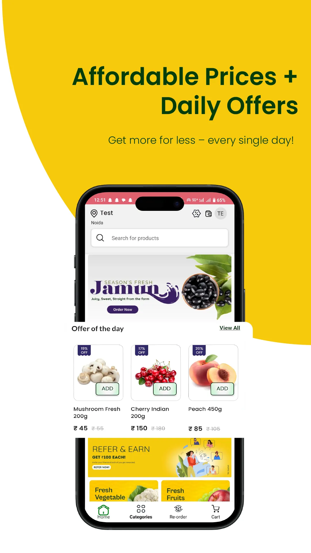 The Fresh Tokri: Fruits & Veg | Indus Appstore | Screenshot