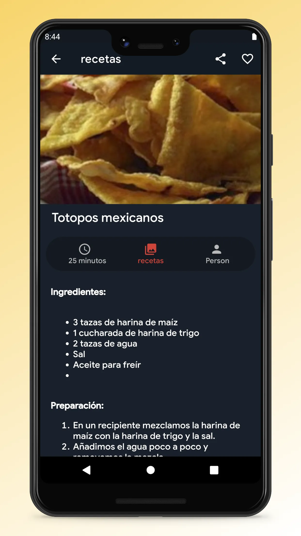 Mexican Recipes - Food App | Indus Appstore | Screenshot