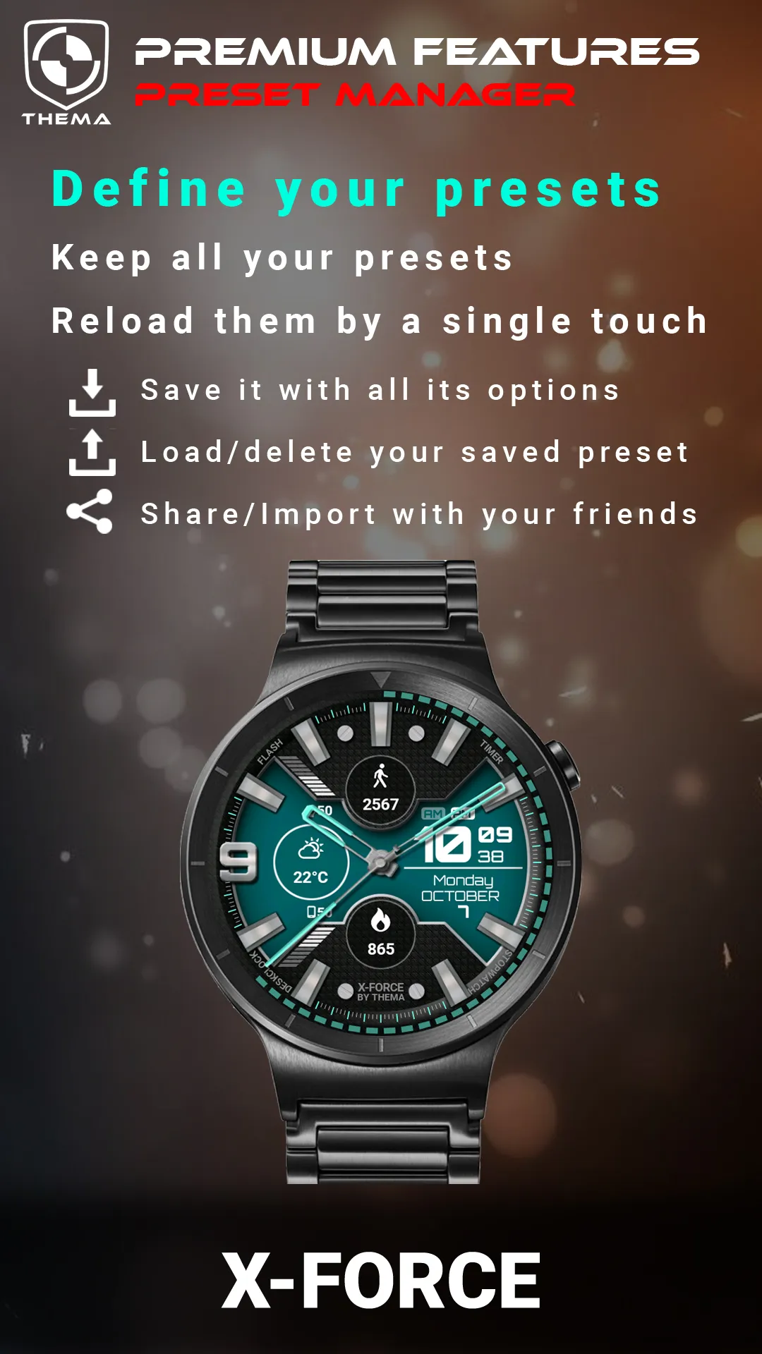 X-Force Watch Face | Indus Appstore | Screenshot