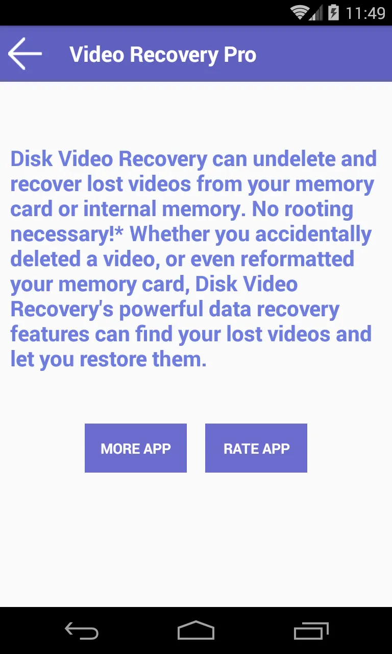 Disk Video Recovery | Indus Appstore | Screenshot