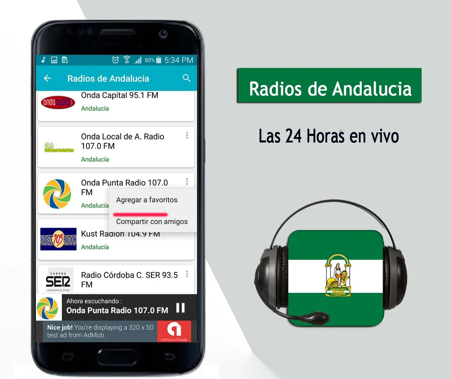 Radios de Andalucia | Indus Appstore | Screenshot