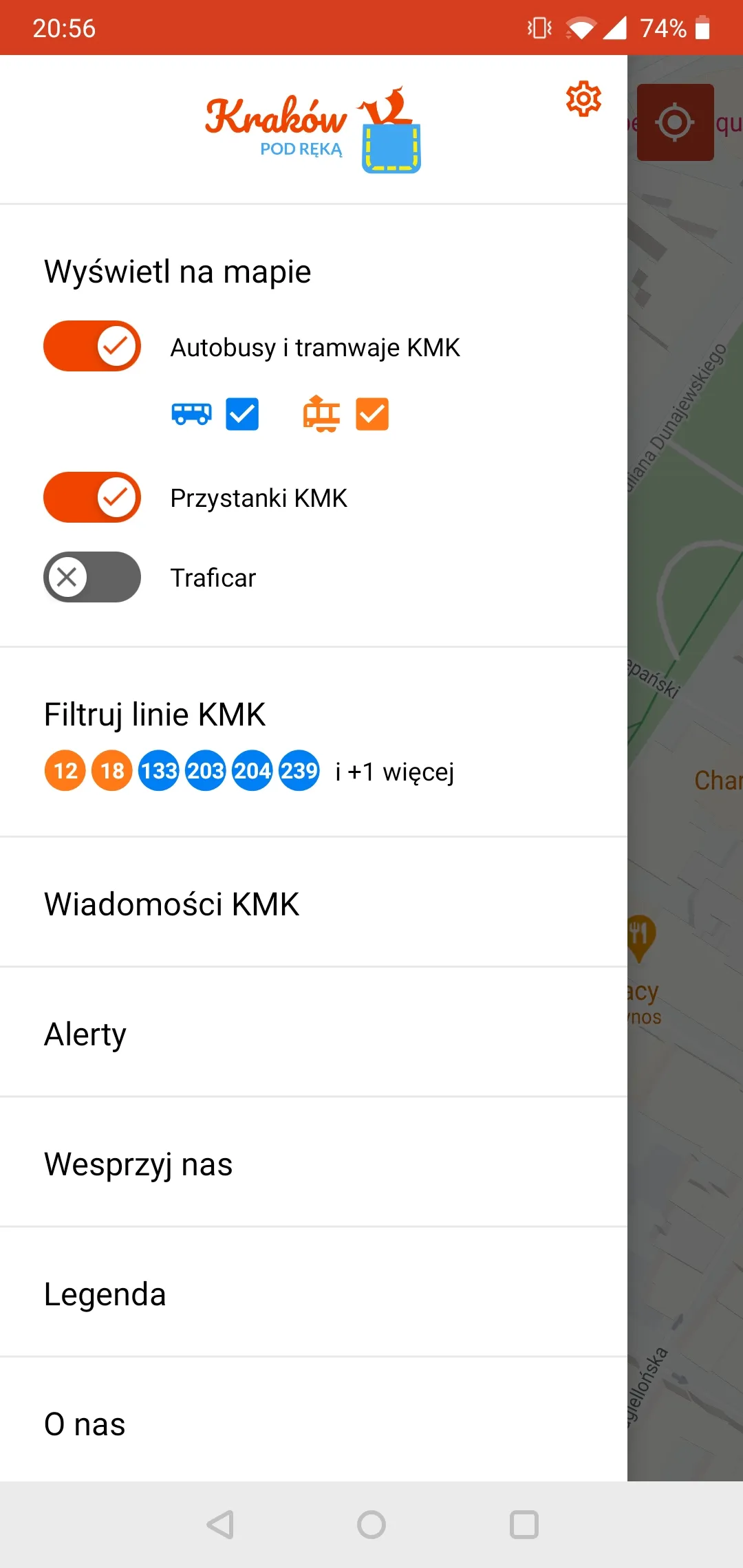 Kraków pod ręką | Indus Appstore | Screenshot