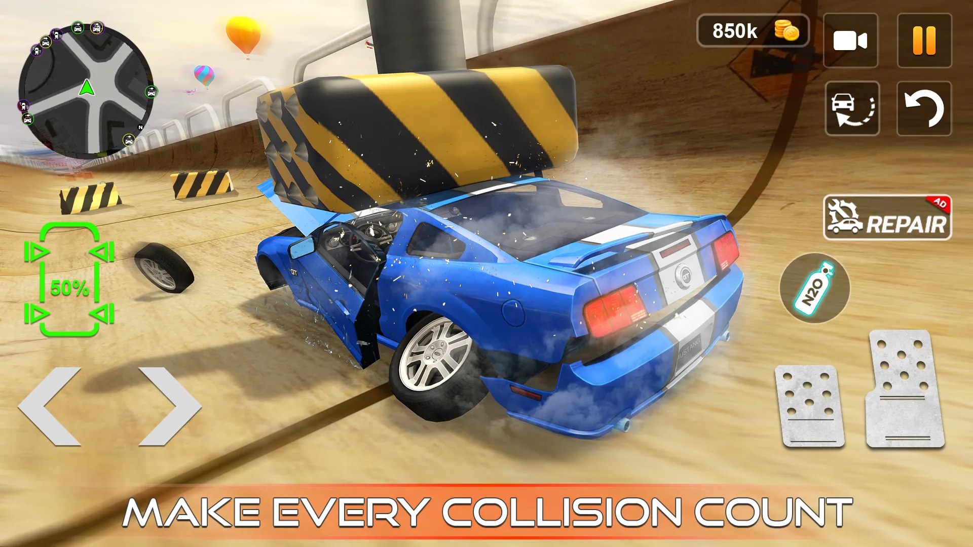 Car Crash Games Mega Car Games | Indus Appstore | Screenshot