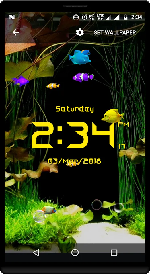 Aquarium live wallpaper with d | Indus Appstore | Screenshot