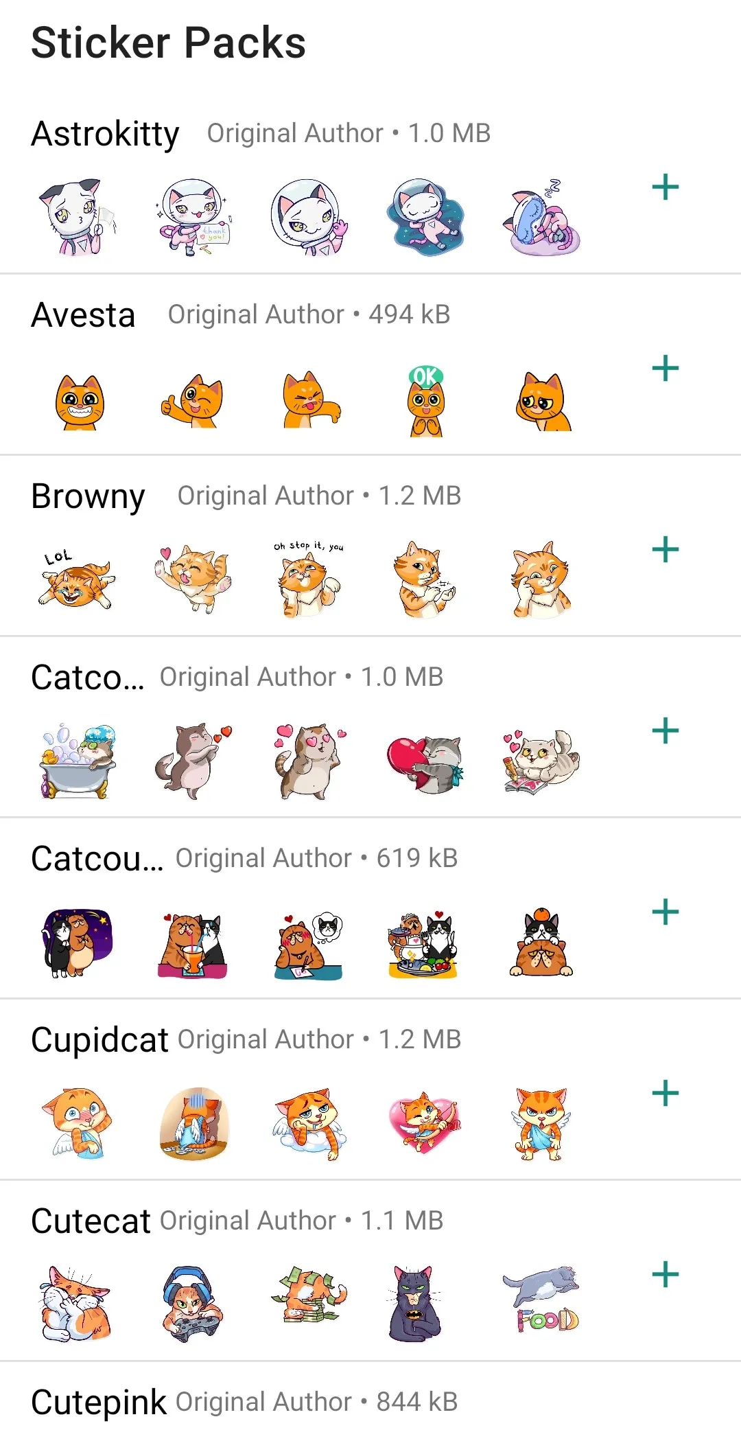 Cat Stickers Pro | Indus Appstore | Screenshot