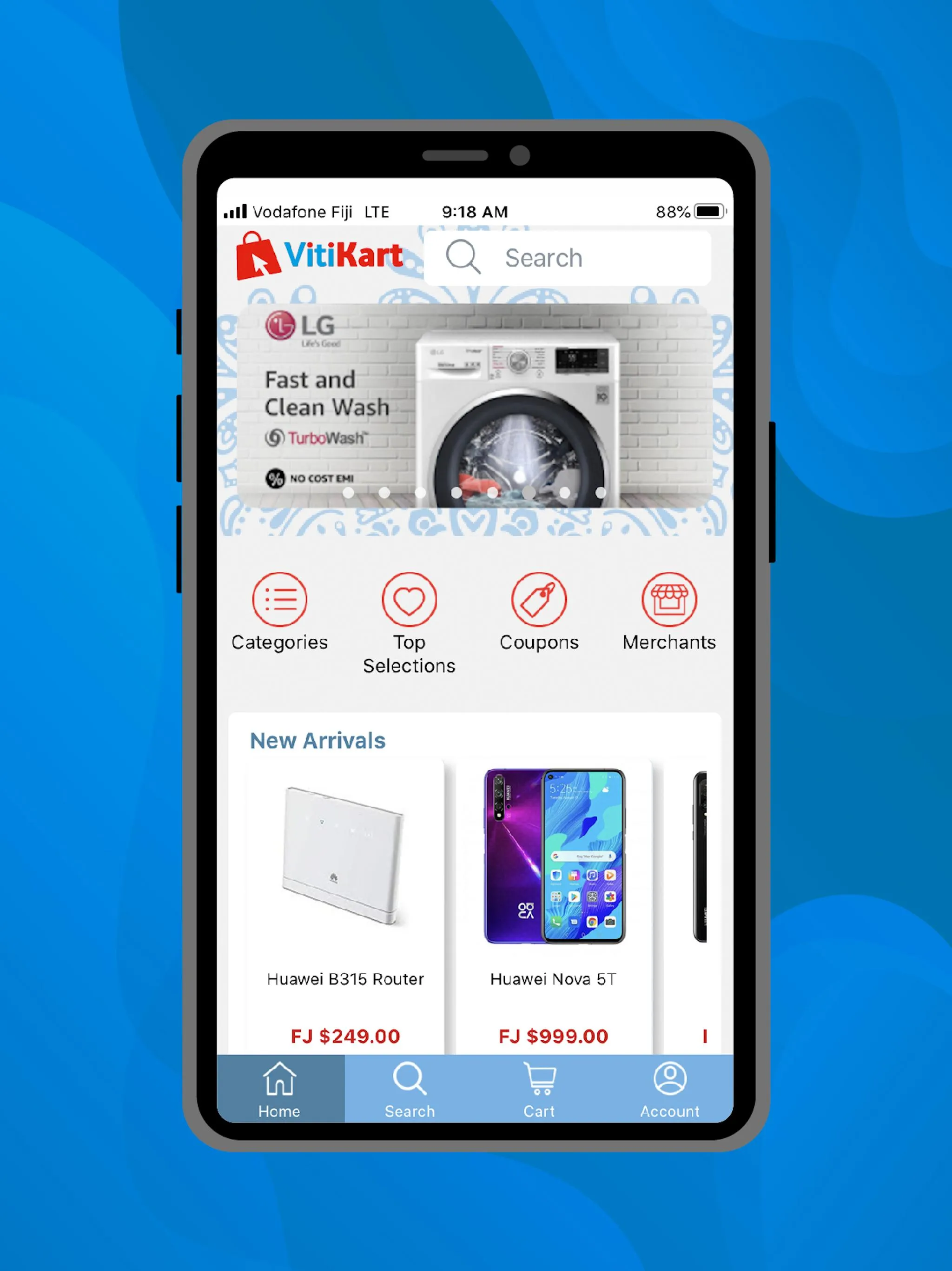 VitiKart - Vodafone Fiji's Onl | Indus Appstore | Screenshot