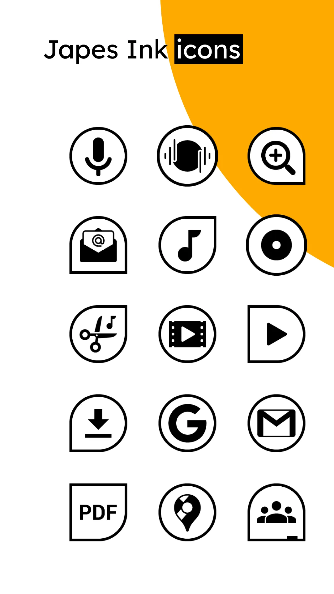 Japes Ink - Icon Pack | Indus Appstore | Screenshot