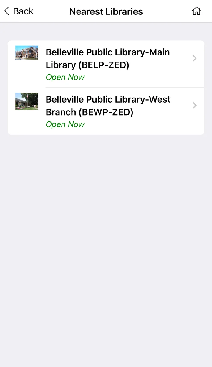 Belleville Public Library | Indus Appstore | Screenshot