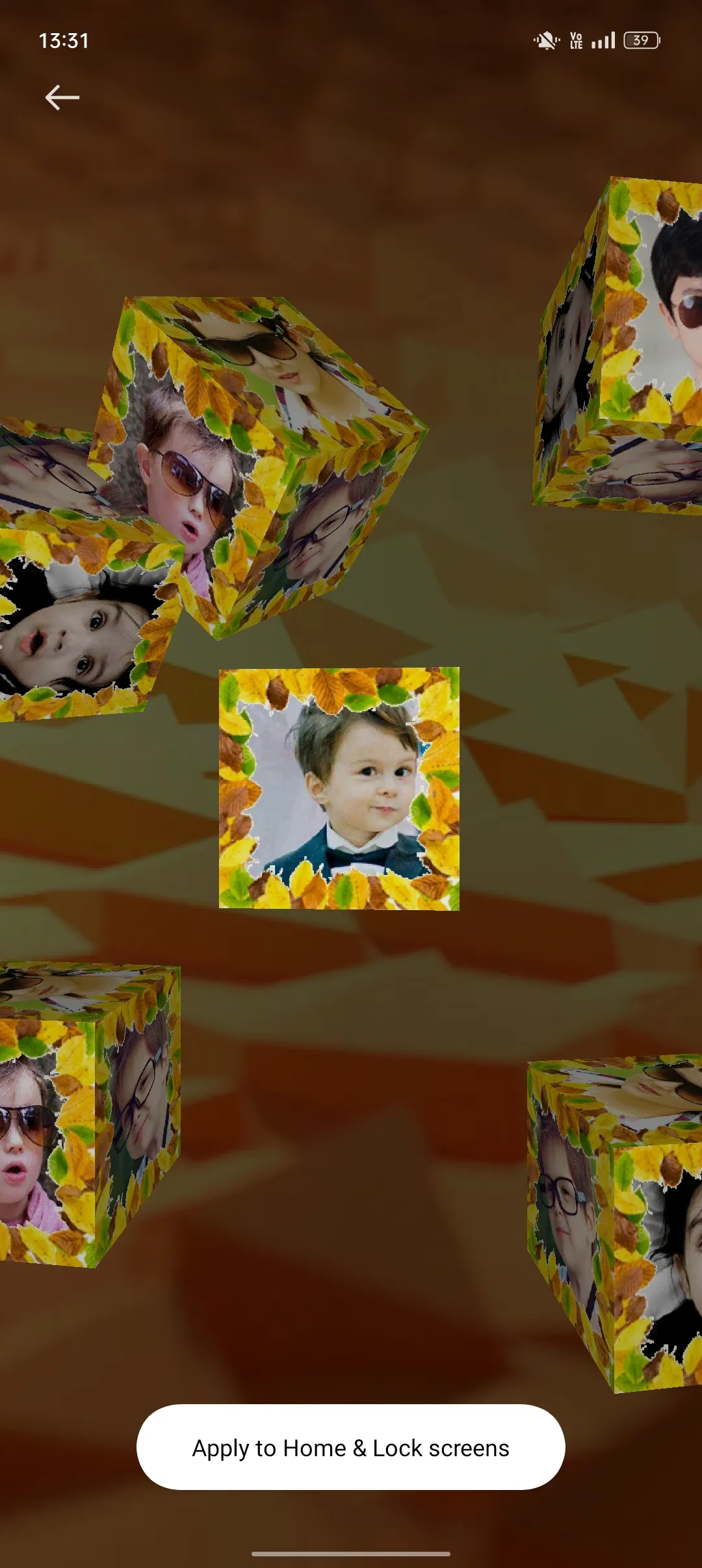 3D Photo Cube Live Wallpaper | Indus Appstore | Screenshot