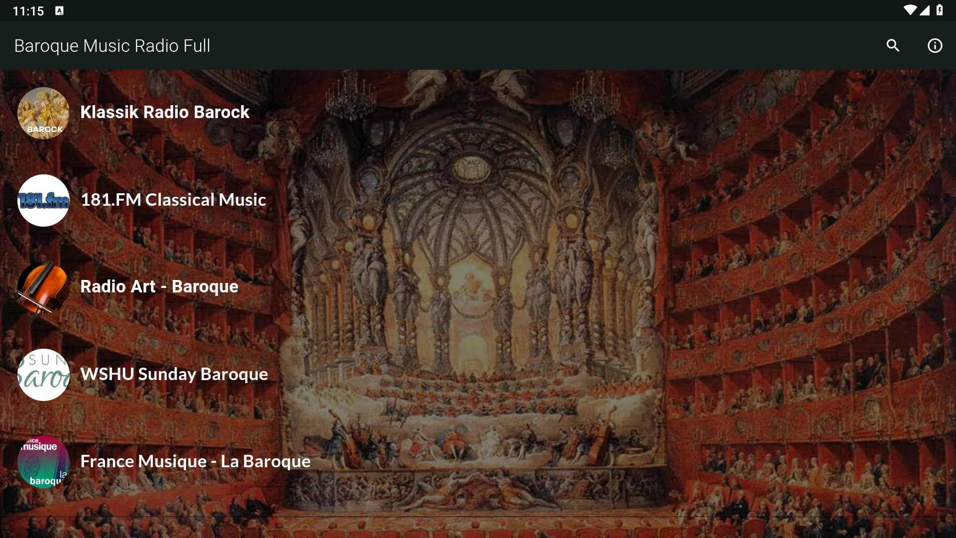 Baroque Music Radio Live | Indus Appstore | Screenshot