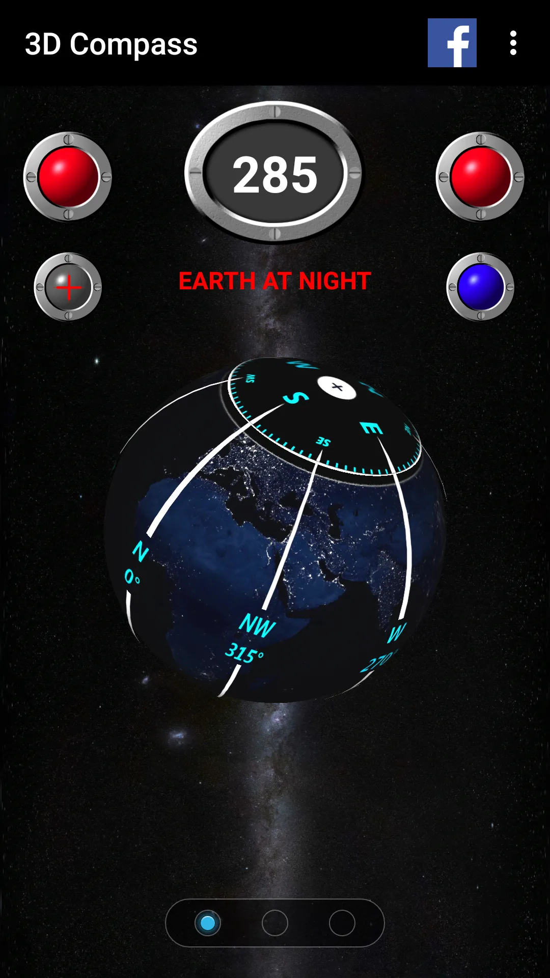 3D Globe Compass | Indus Appstore | Screenshot