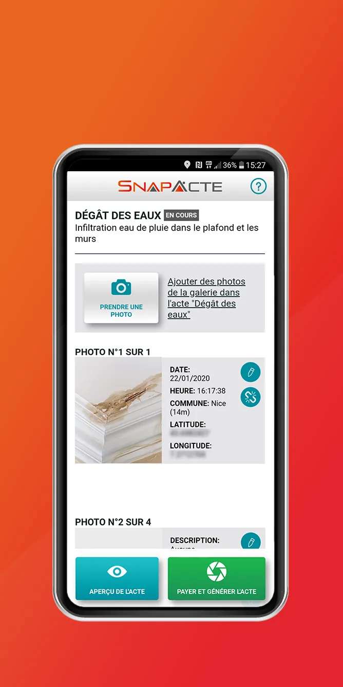 SnapActe: Constat d'huissier | Indus Appstore | Screenshot