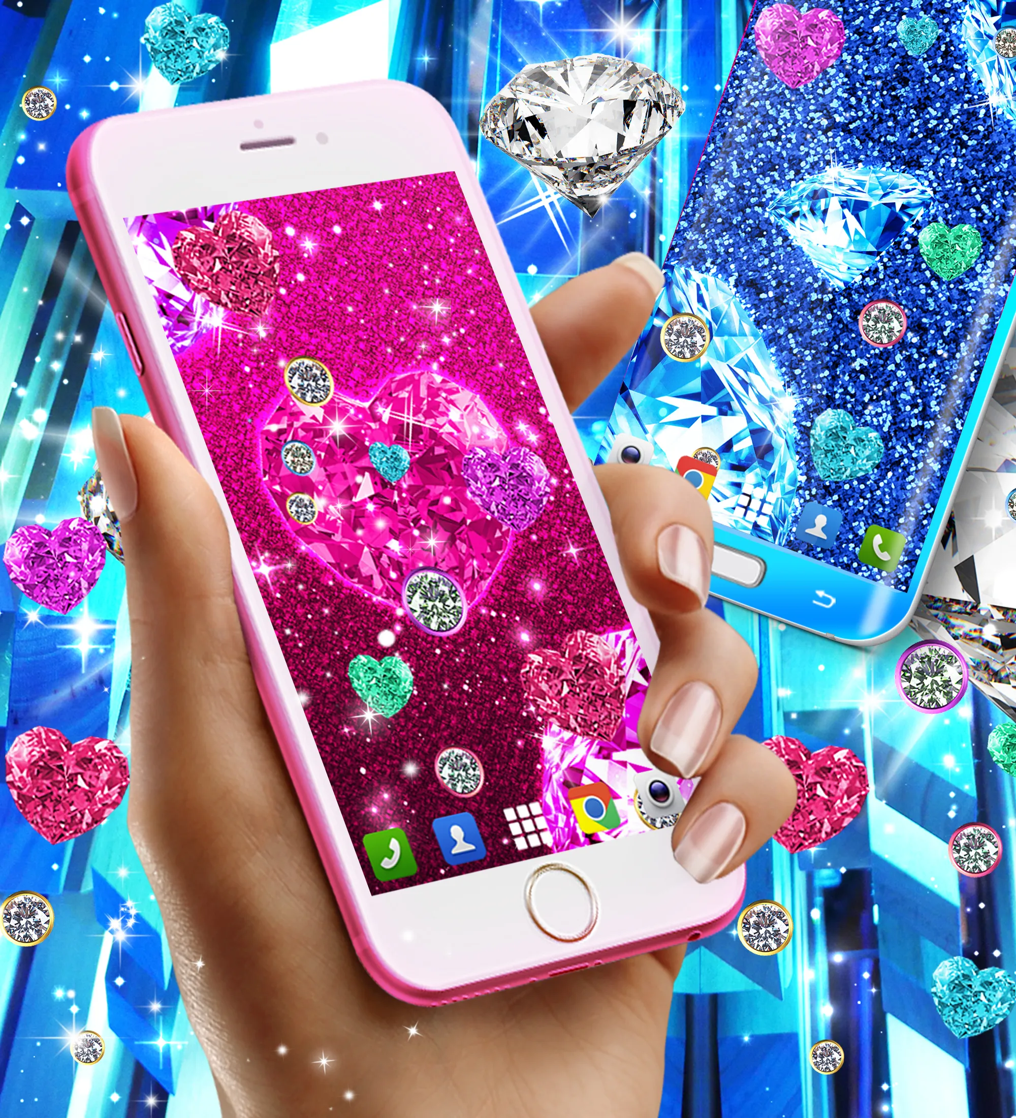 Diamond live wallpaper | Indus Appstore | Screenshot