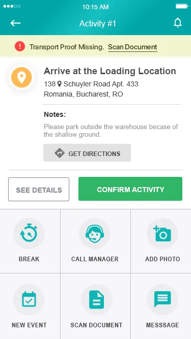 Gruber Logistics Driver APP | Indus Appstore | Screenshot