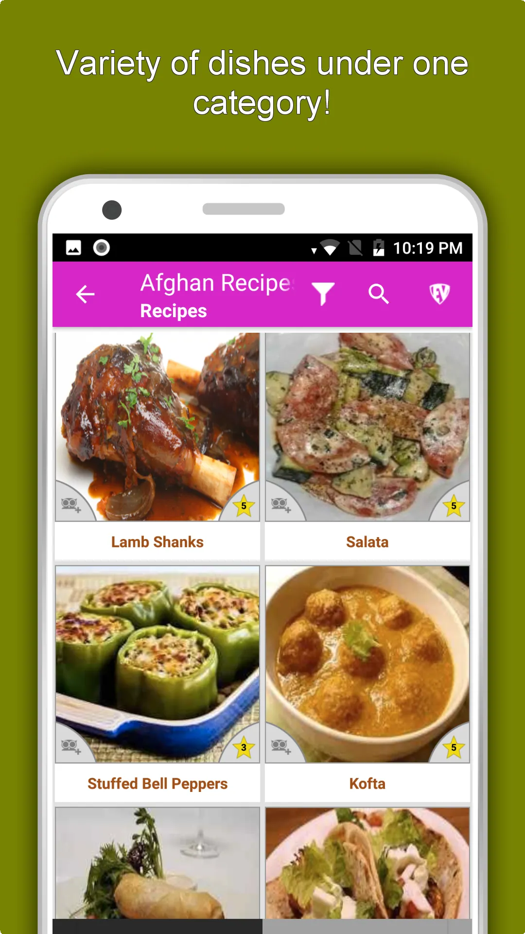 Afghan Food Recipes & Cuisine | Indus Appstore | Screenshot