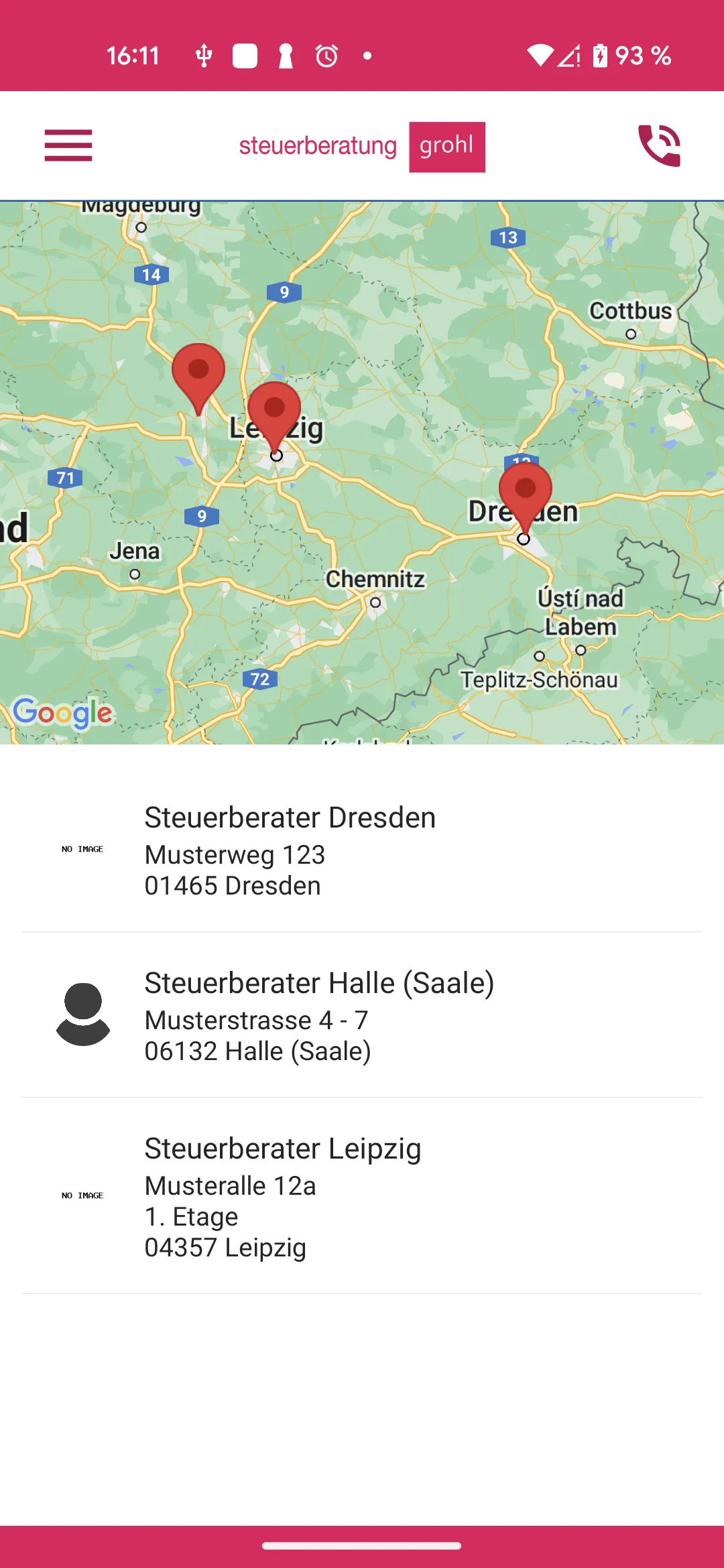 Steuerberatung Grohl | Indus Appstore | Screenshot