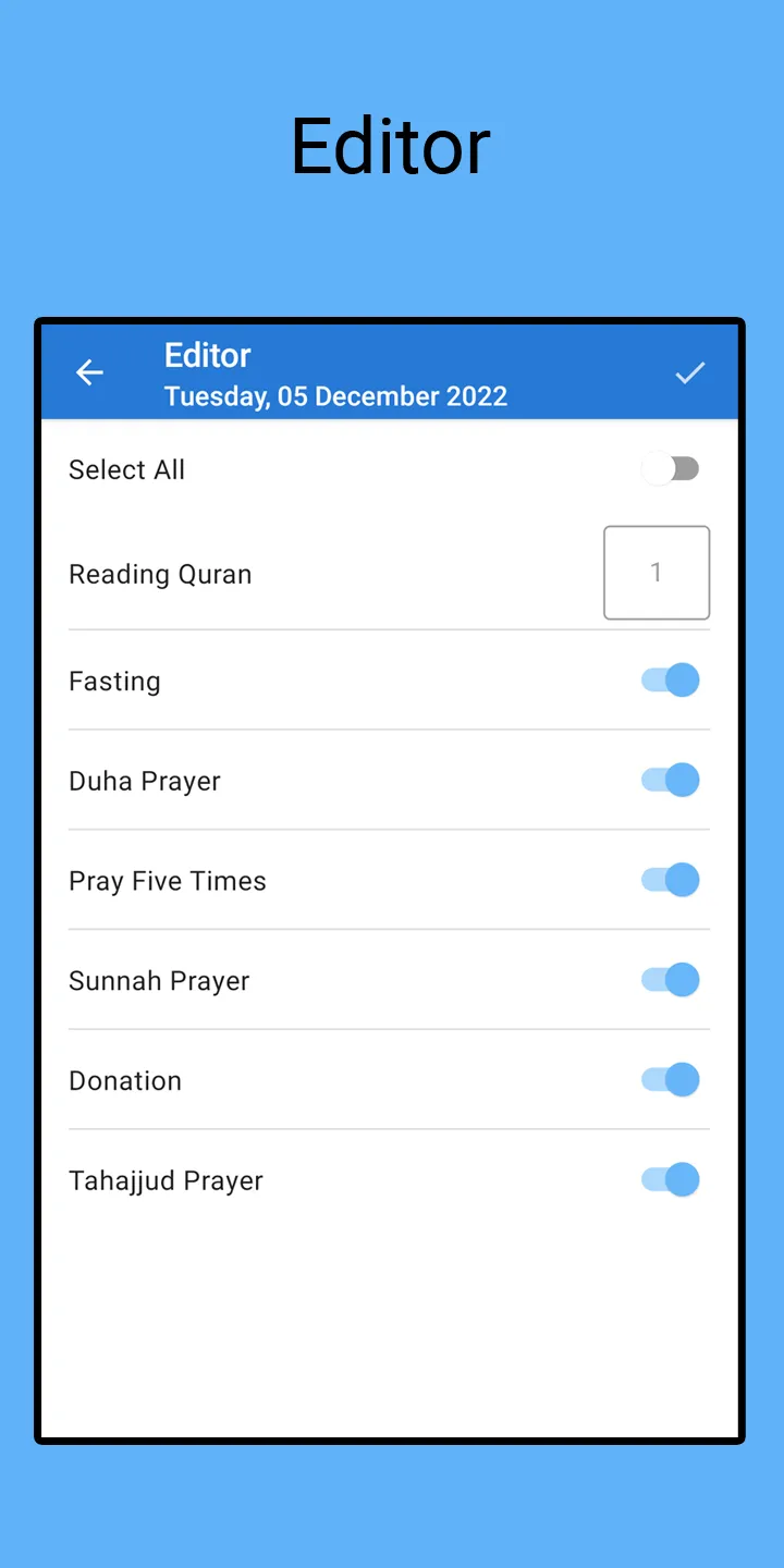 Mutabaah Pro | Indus Appstore | Screenshot