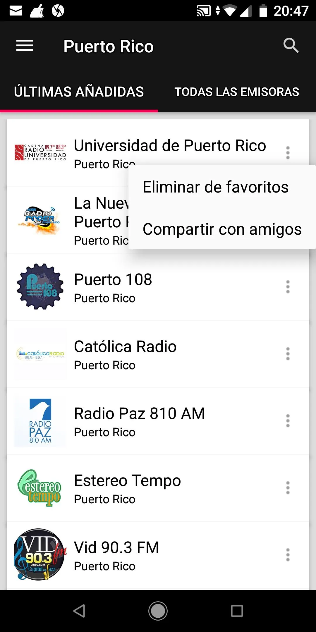 Puerto Rico Radio Stations | Indus Appstore | Screenshot