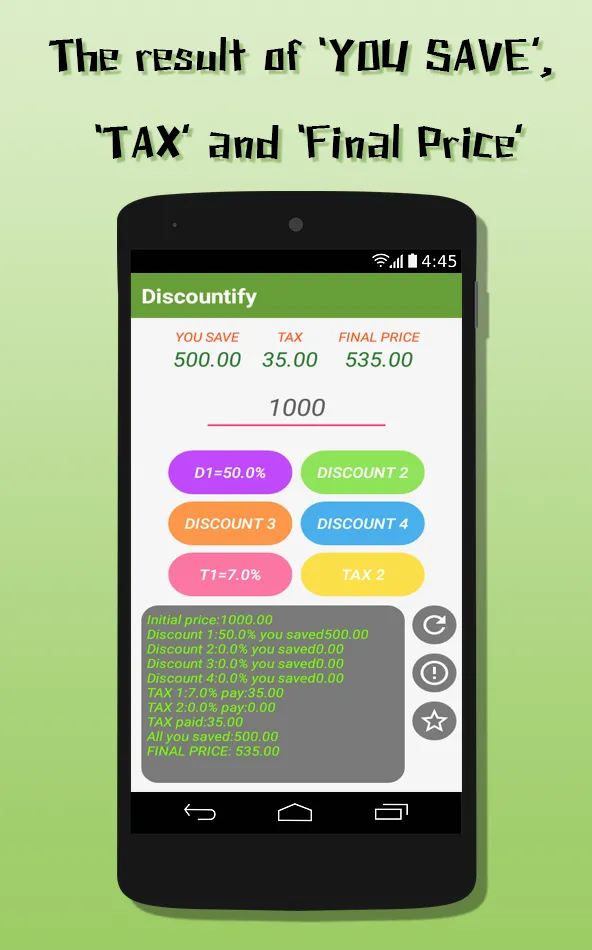 Discountify - Price Calculator | Indus Appstore | Screenshot