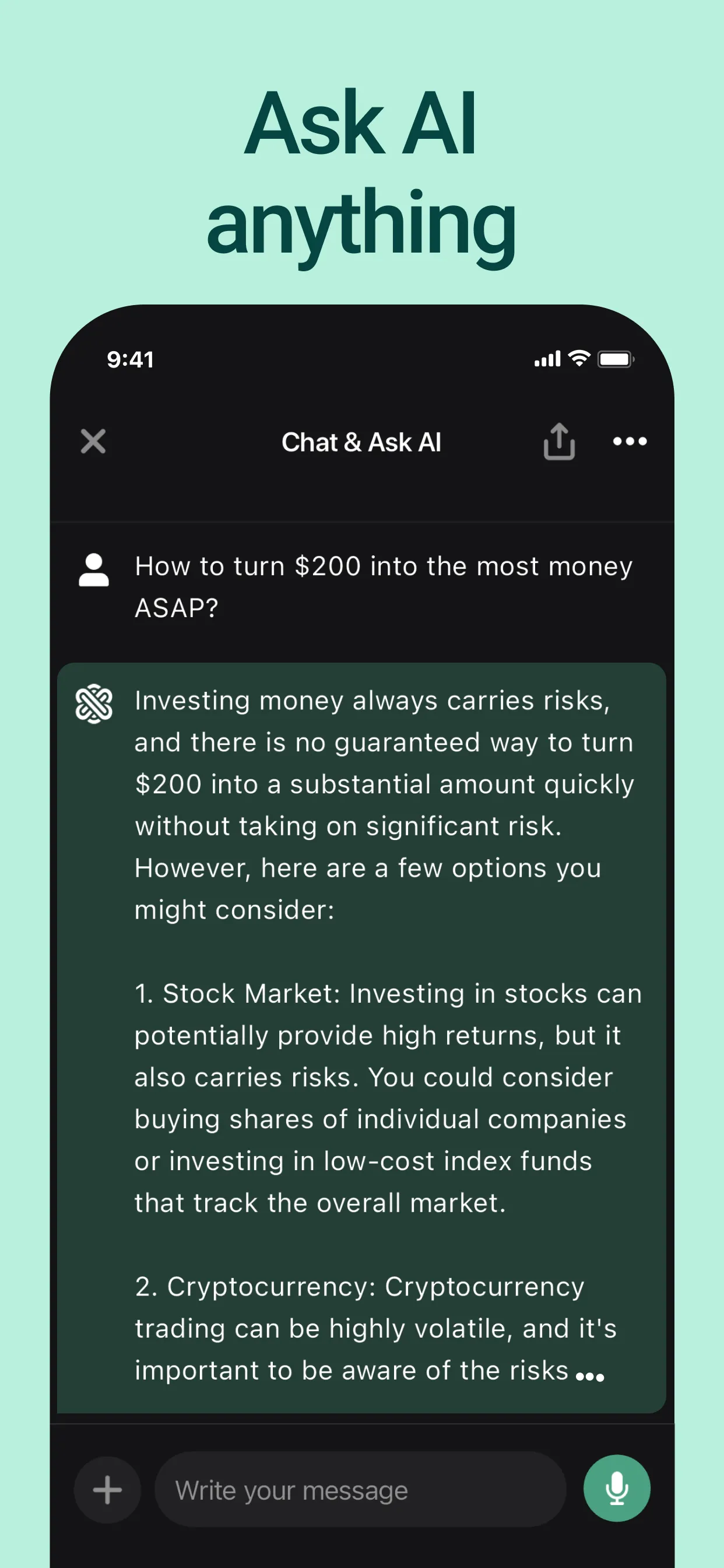 Ask AI - Chat with AI Chatbot | Indus Appstore | Screenshot