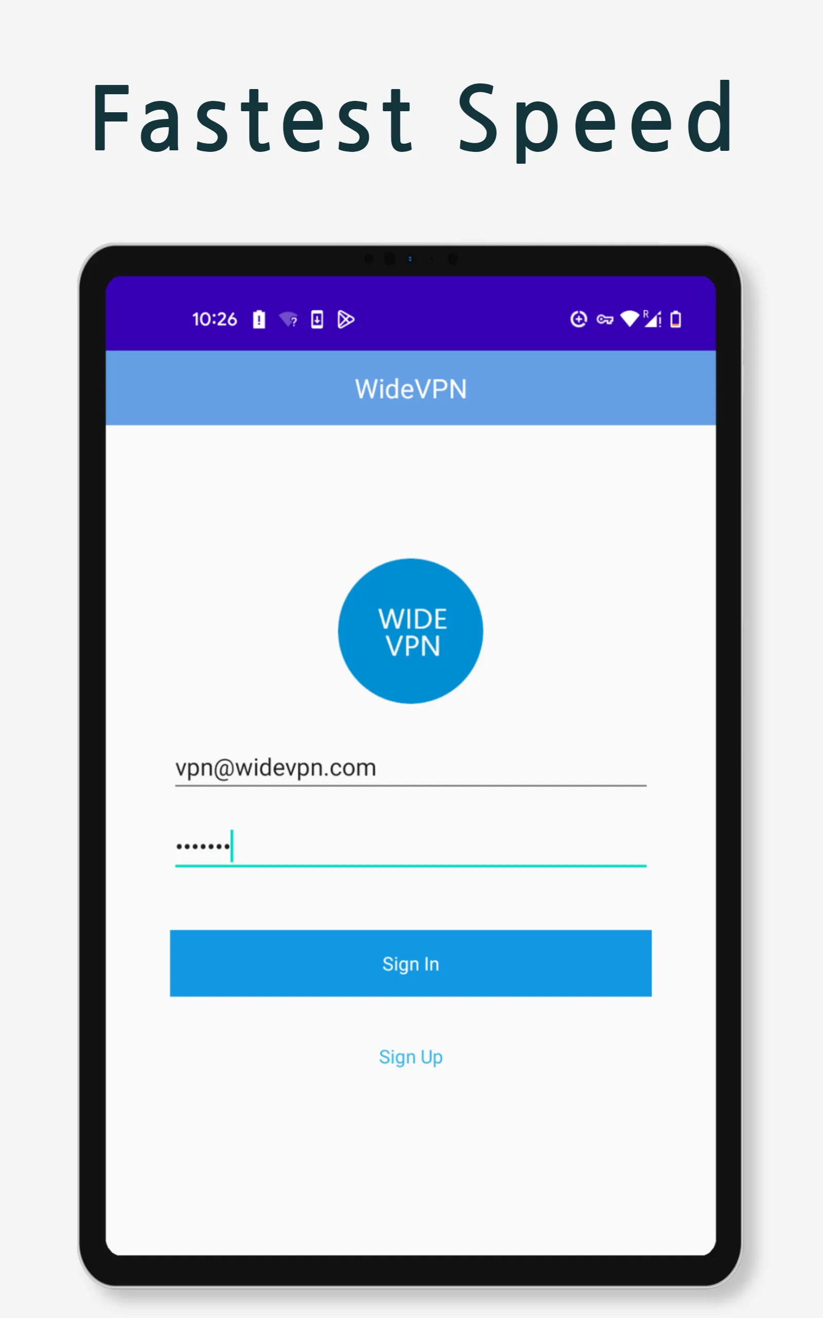 WideVPN -  Private & Fast VPN | Indus Appstore | Screenshot