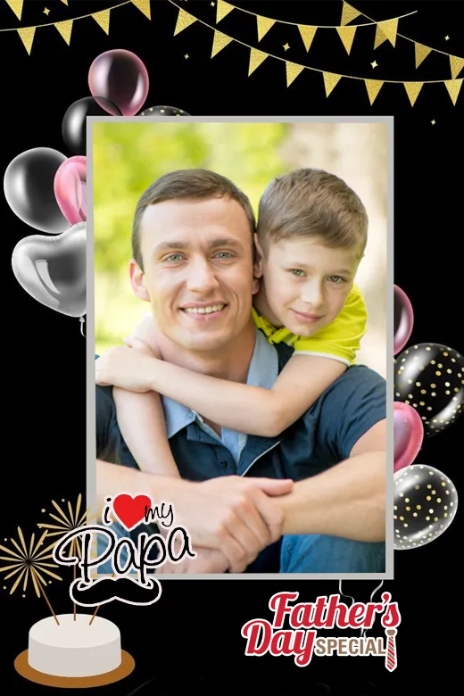 Father's day photo frame 2024 | Indus Appstore | Screenshot