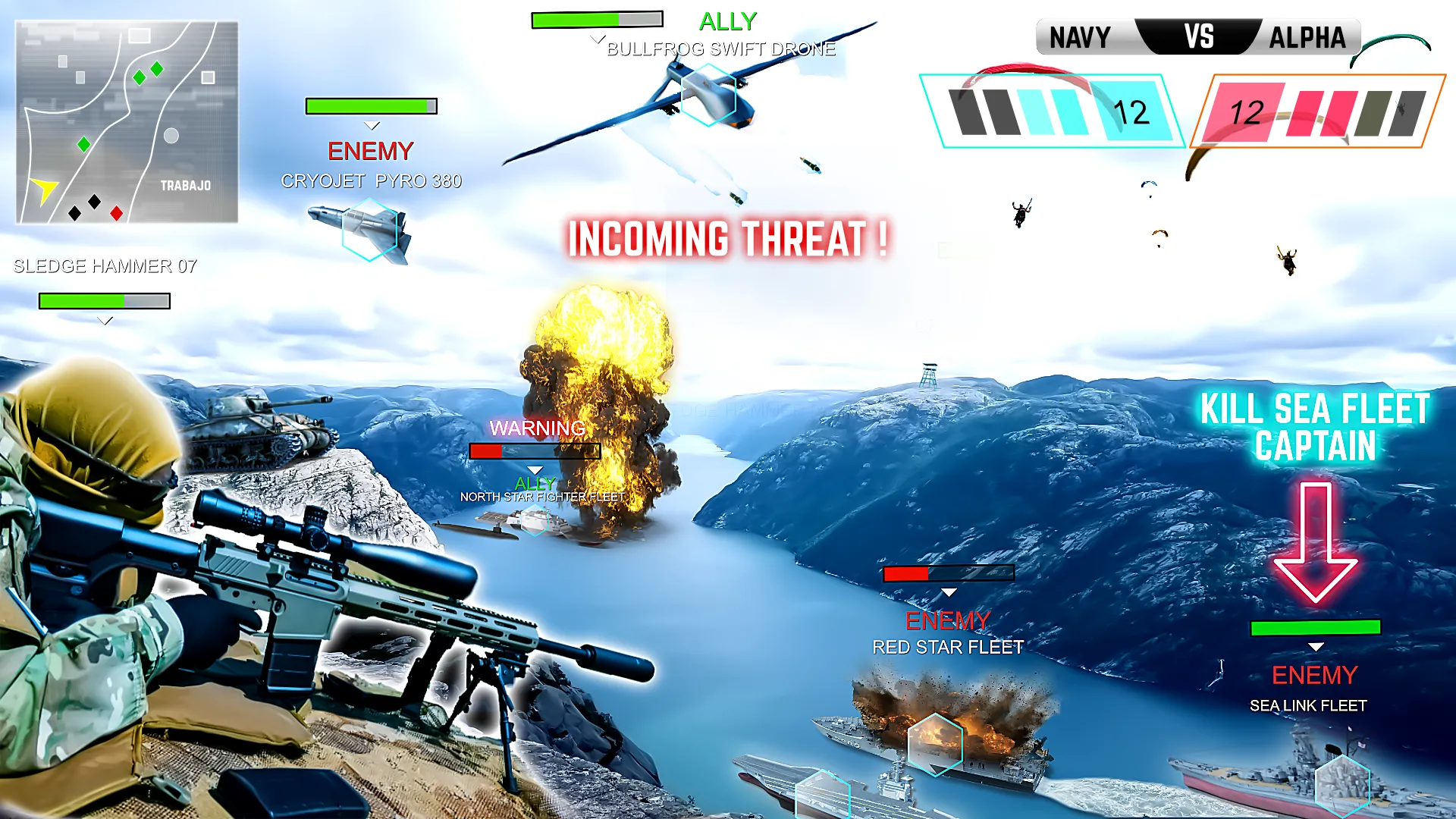 Fire shot : 4v4 Campaign | Indus Appstore | Screenshot