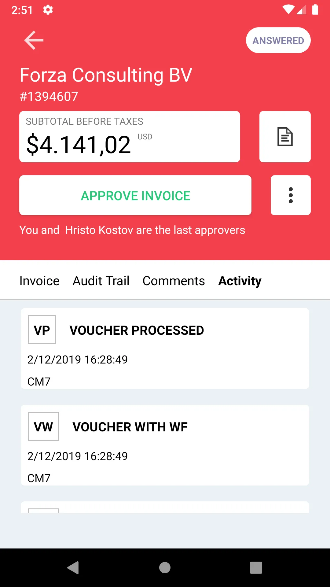 SCANMAN Invoice Approval 2 | Indus Appstore | Screenshot