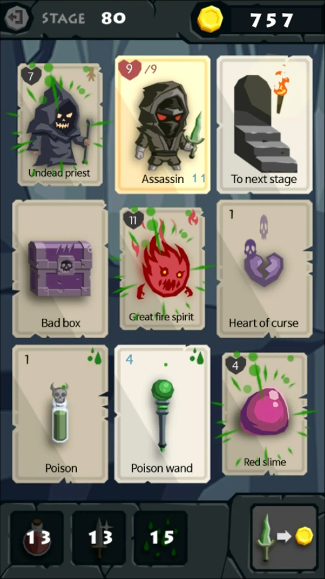 Card Adventure : Rogue Dungeon | Indus Appstore | Screenshot