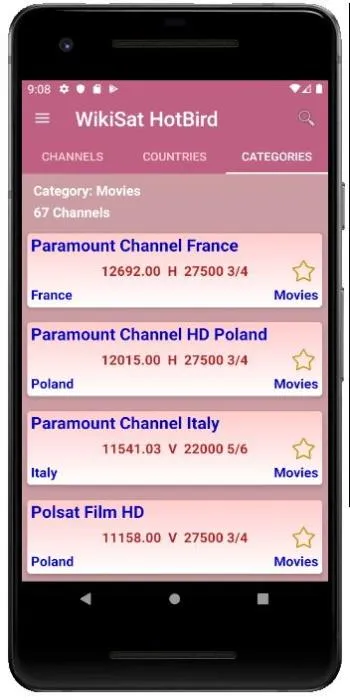 Hotbird Satellite Channels Fre | Indus Appstore | Screenshot