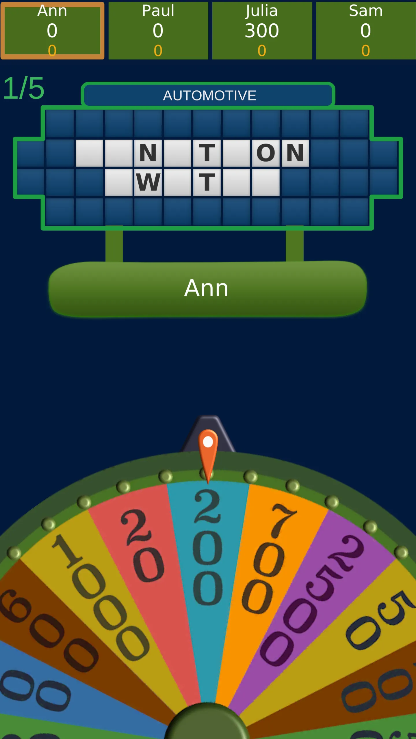 Word Fortune Wheel of Phrases | Indus Appstore | Screenshot