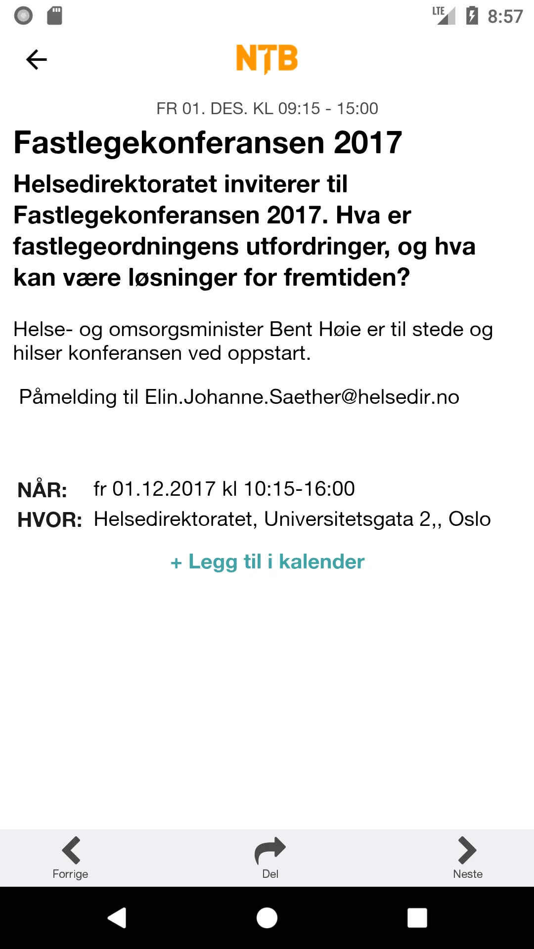 NTB Nyheter | Indus Appstore | Screenshot