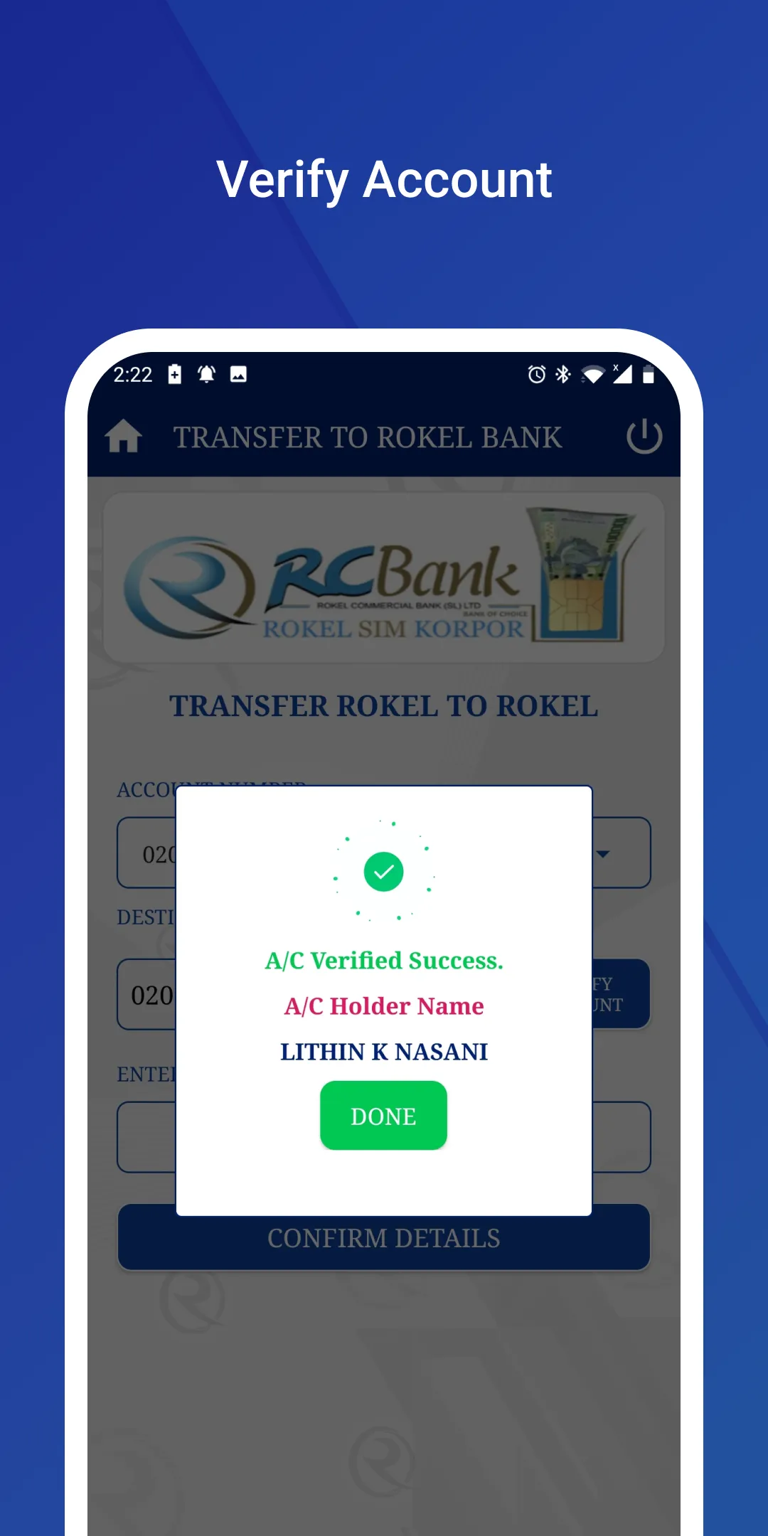 Rokel Simkorpor Plus | Indus Appstore | Screenshot