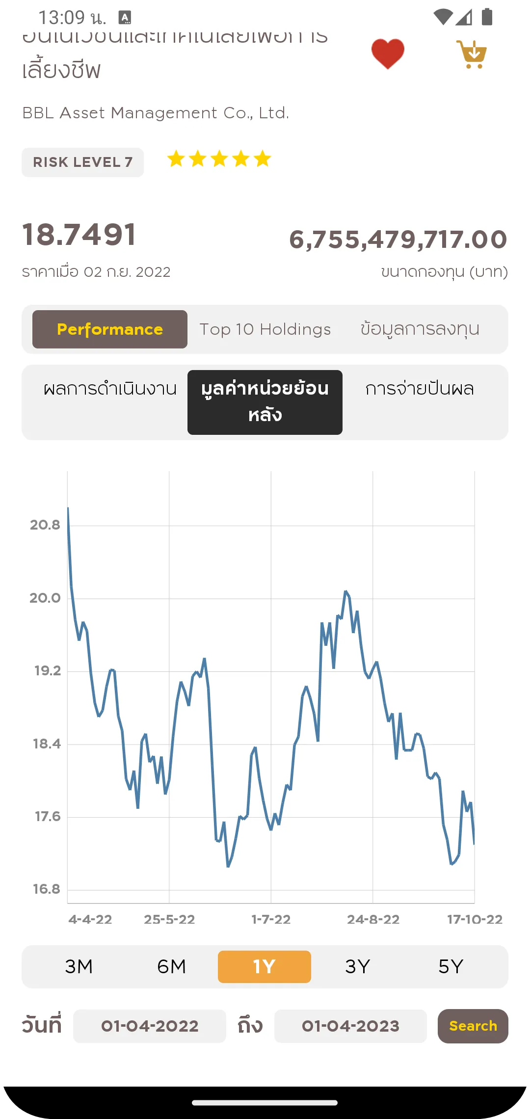 Krungsri Securities iFund | Indus Appstore | Screenshot