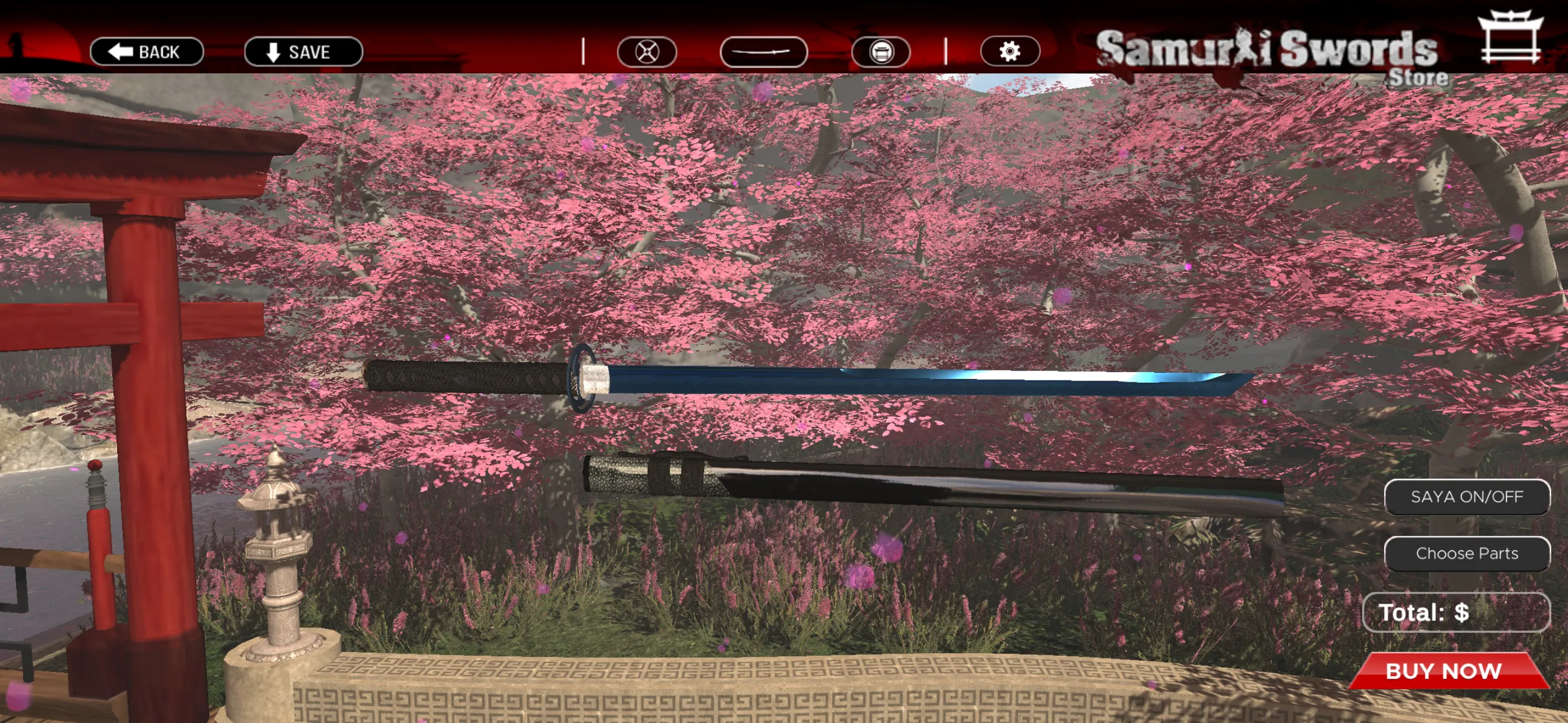 Samurai Swords Store | Indus Appstore | Screenshot