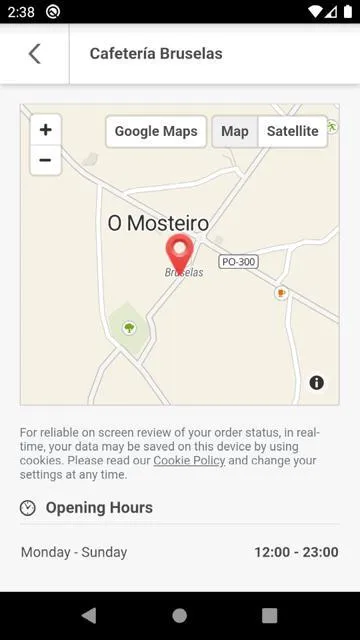 Cafetería Bruselas | Indus Appstore | Screenshot