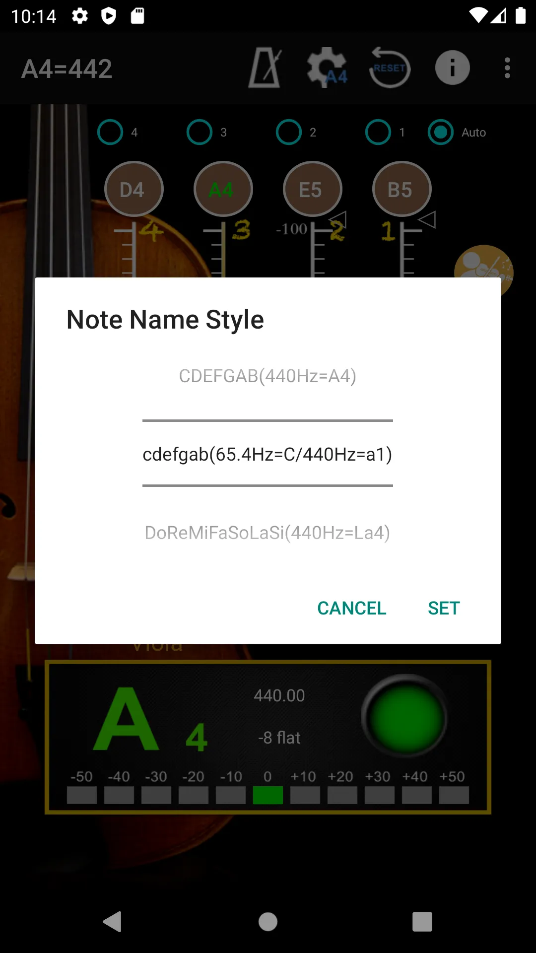 ViolinTuner - Tuner for Violin | Indus Appstore | Screenshot