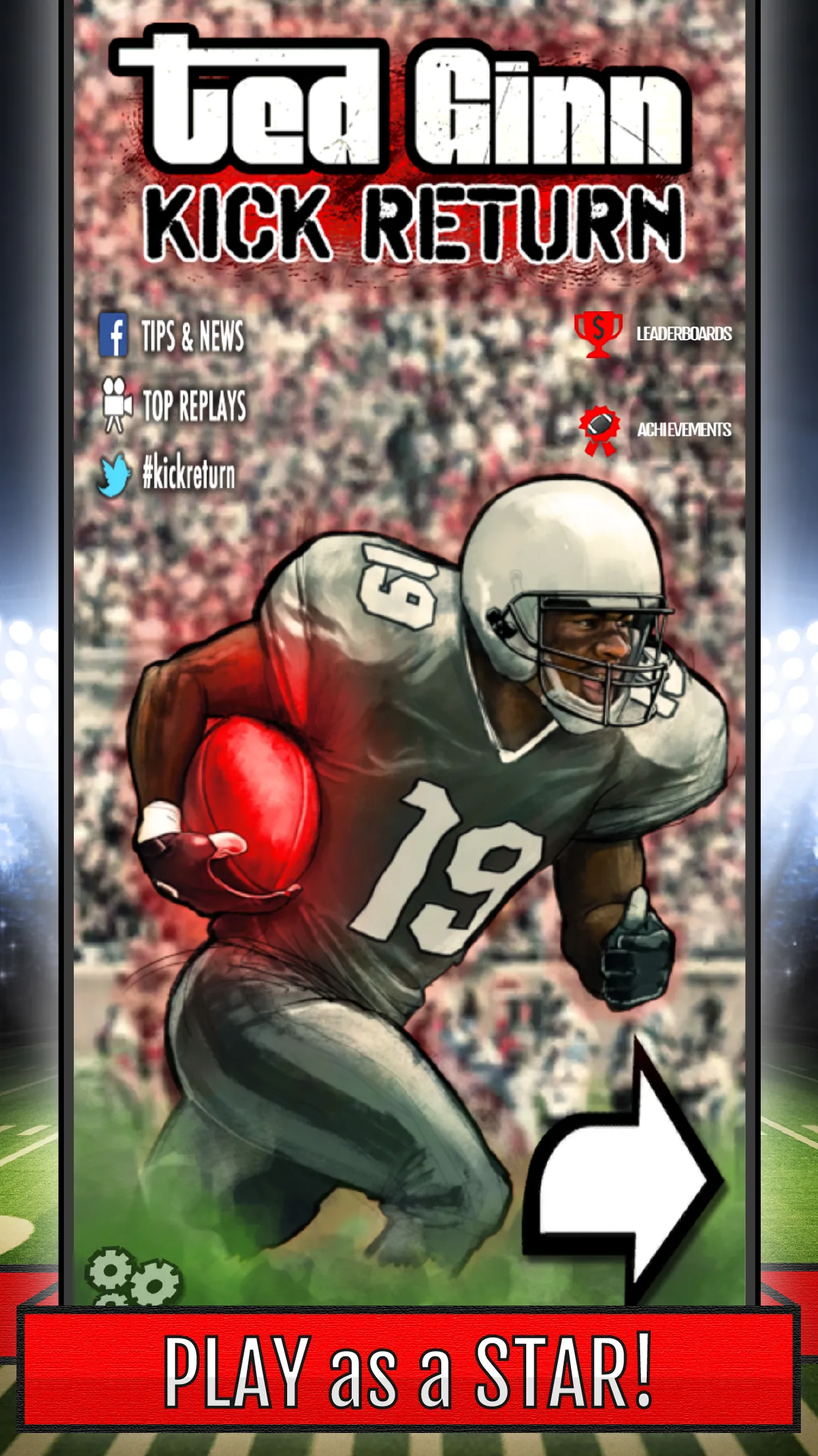 Ted Ginn: Kick Return Football | Indus Appstore | Screenshot